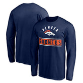 Denver Broncos Team Arch Knockout Long Sleeve T-Shirt | NFL Outlet