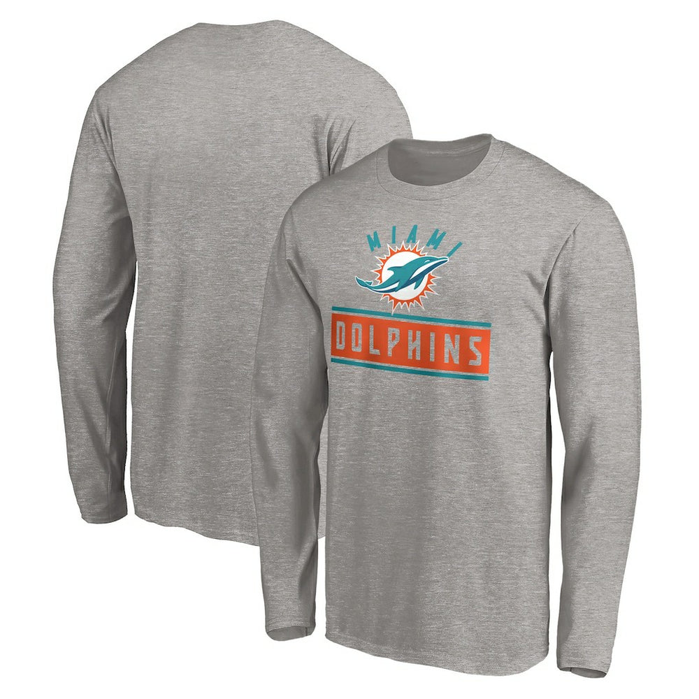 Miami Dolphins Team Arch Knockout Long Sleeve T-Shirt | NFL Near me