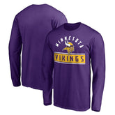 Minnesota Vikings Team Arch Knockout Long Sleeve T-Shirt | NFL US