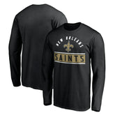 New Orleans Saints Team Arch Knockout Long Sleeve T-Shirt | NFL Sale