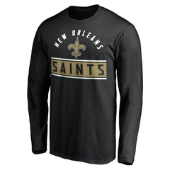 New Orleans Saints Team Arch Knockout Long Sleeve T-Shirt | NFL Sale