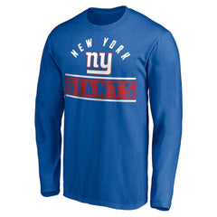 New York Giants Team Arch Knockout Long Sleeve T-Shirt | NFL Online