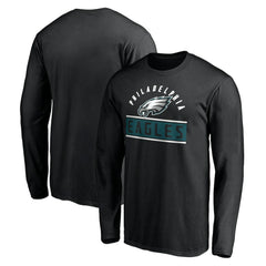 Philadelphia Eagles Team Arch Knockout Long Sleeve T-Shirt | NFL New