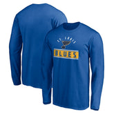 St. Louis Blues Team Arch Knockout Long Sleeve T-Shirt - NHL T-shirts