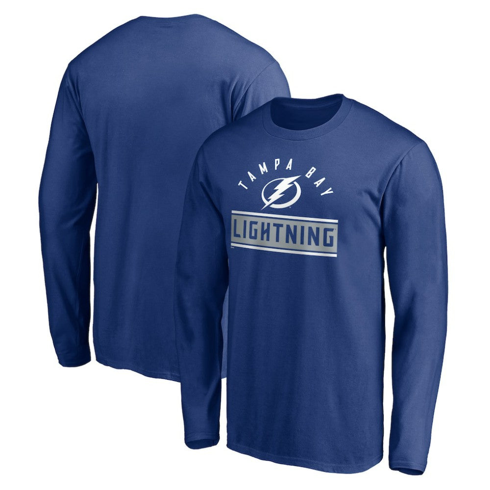 Tampa Bay Lightning Team Arch Knockout Long Sleeve T-Shirt - NHL T-shirts