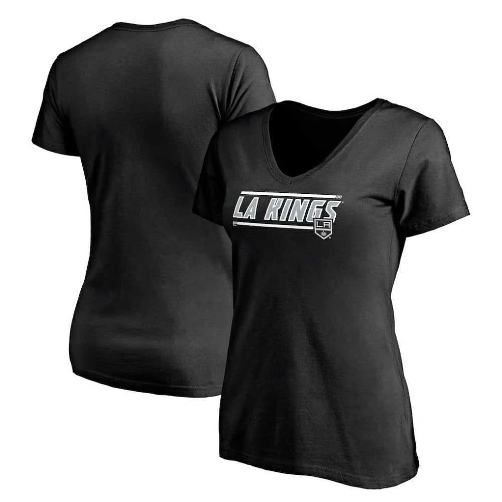 Los Angeles Kings Women's Mascot In Bounds V-Neck T-Shirt - NHL T-shirts