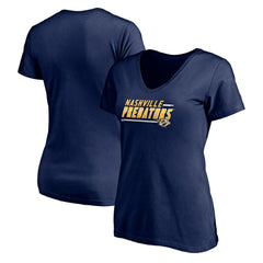 Nashville Predators Women's Mascot In Bounds V-Neck T-Shirt - NHL T-shirts