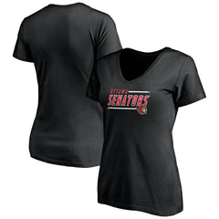 Ottawa Senators Women's Mascot In Bounds V-Neck T-Shirt - NHL T-shirts