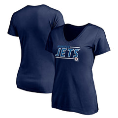 Winnipeg Jets Women's Mascot In Bounds V-Neck T-Shirt - NHL T-shirts