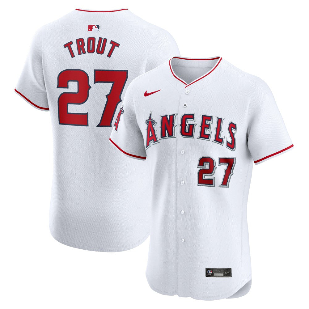Mike Trout Los Angeles Angels Nike Home Elite Player Jersey - MLB Jerseys