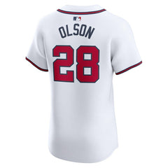 Matt Olson Atlanta Braves Nike Home Elite Player Jersey - MLB Jerseys