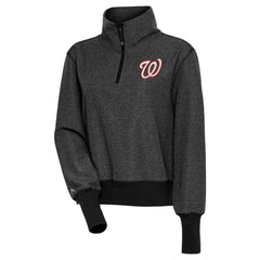 Washington Nationals Antigua Women's Upgrade Half-Zip Pullover Top - MLB Pullover