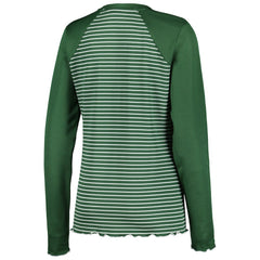 Green Bay Packers Antigua Women's Maverick Waffle Henley Long Sleeve T-Shirt | NFL Discount