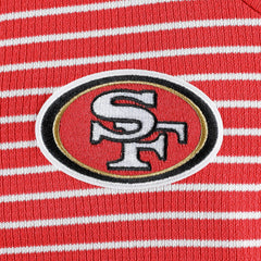 San Francisco 49ers Antigua Women's Maverick Waffle Henley Long Sleeve T-Shirt | NFL Online