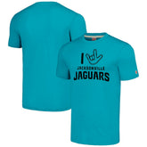 Jacksonville Jaguars Homage Unisex The NFL ASL Collection by Love Sign Tri-Blend T-Shirt | NFL Hot