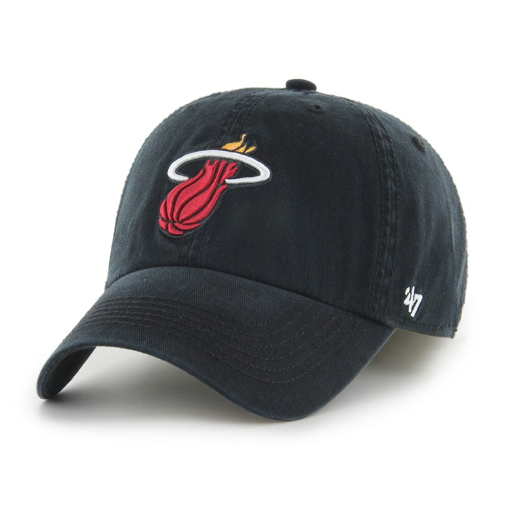 Black Miami Heat '47 Classic Franchise Fitted Hat | NBA