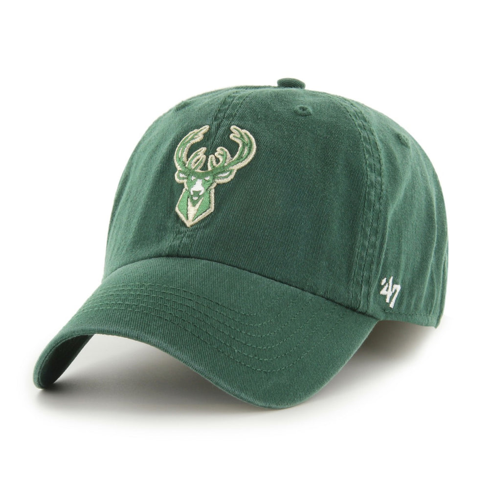 Hunter Green Milwaukee Bucks '47 Classic Franchise Fitted Hat | NBA