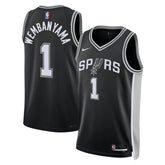 Black Victor Wembanyama San Antonio Spurs Unisex 2023 NBA Draft First Round Pick Swingman Jersey | NBA