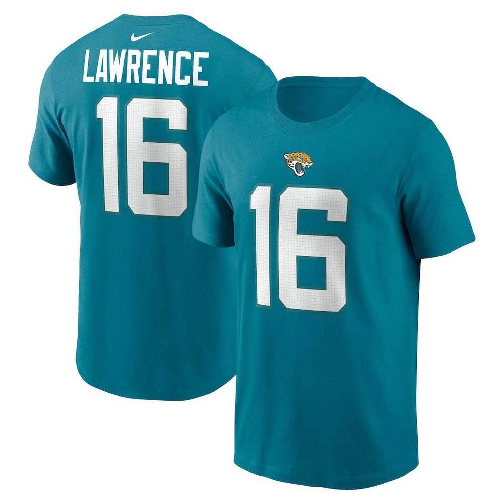 Jacksonville Jaguars Trevor Lawrence Player Name & Number T-Shirt | NFL Outlet