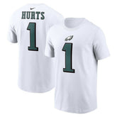 Philadelphia Eagles Jalen Hurts Player Name & Number T-Shirt | NFL Near me