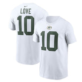 Green Bay Packers Jordan Love Player Name & Number T-Shirt | NFL Near me
