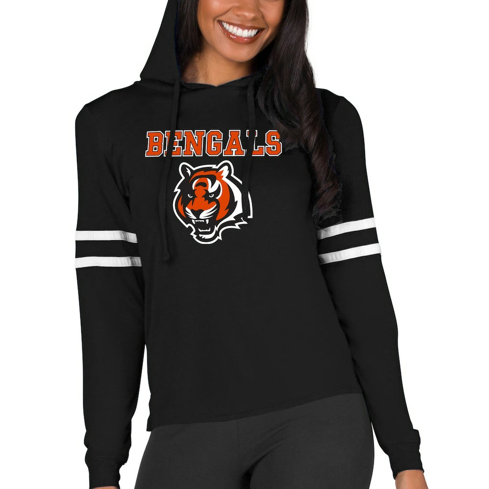 Cincinnati Bengals Concepts Sport Women's Marathon Lightweight Lounge Pullover Hoodie | NFL Outlet