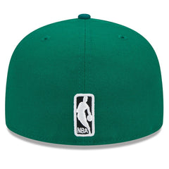 Kelly Green Boston Celtics Rally Drive Checkerboard 59FIFTY Crown Fitted Hat | NBA