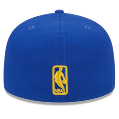 Royal Golden State Warriors Rally Drive Side Patch 59FIFTY Fitted Hat sale | NBA