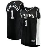 Black Victor Wembanyama San Antonio Spurs Youth Fast Break Replica Jersey | NBA