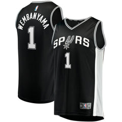 Black Victor Wembanyama San Antonio Spurs Youth Fast Break Replica Jersey | NBA