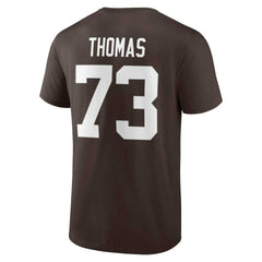 Cleveland Browns Joe Thomas Retired Player Icon Name & Number T-Shirt | NFL Hot