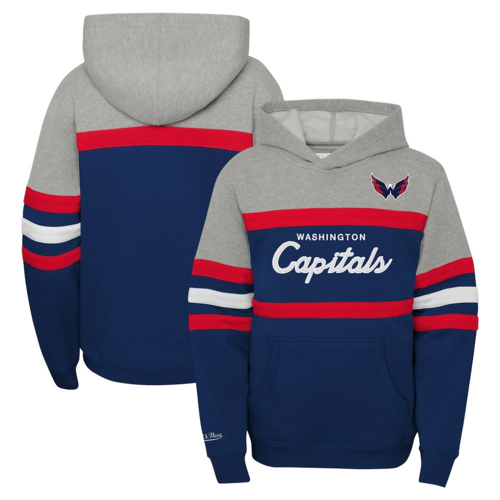 Washington Capitals Mitchell & Ness Youth Head Coach Pullover Hoodie - NHL Hoodies