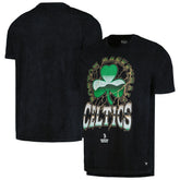 Black Boston Celtics The Wild Collective Unisex Tour Band T-Shirt | NBA