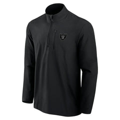 Las Vegas Raiders Front Office Micro Tonal Quarter-Zip Pullover | NFL Discount