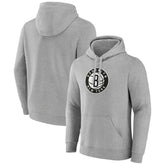 Heather Gray Brooklyn Nets Primary Logo Pullover Hoodie | NBA