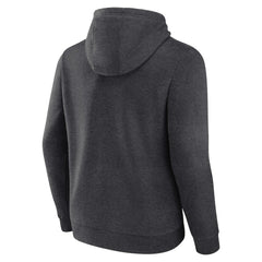 Heather Charcoal Brooklyn Nets Primary Logo Pullover Hoodie | NBA