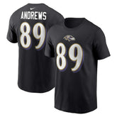 Baltimore Ravens Mark Andrews Player Name & Number T-Shirt | NFL Outlet