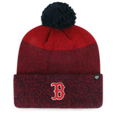 Boston Red Sox '47 Darkfreeze Cuffed Knit Hat with Pom - MLB Hats