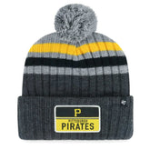 Pittsburgh Pirates '47 Stack Cuffed Knit Hat with Pom - MLB Hats