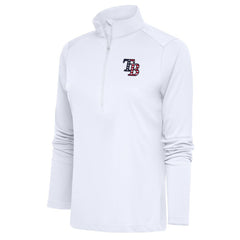 Tampa Bay Rays Antigua Women's Patriotic Tribute Half-Zip Pullover Top - MLB Pullover