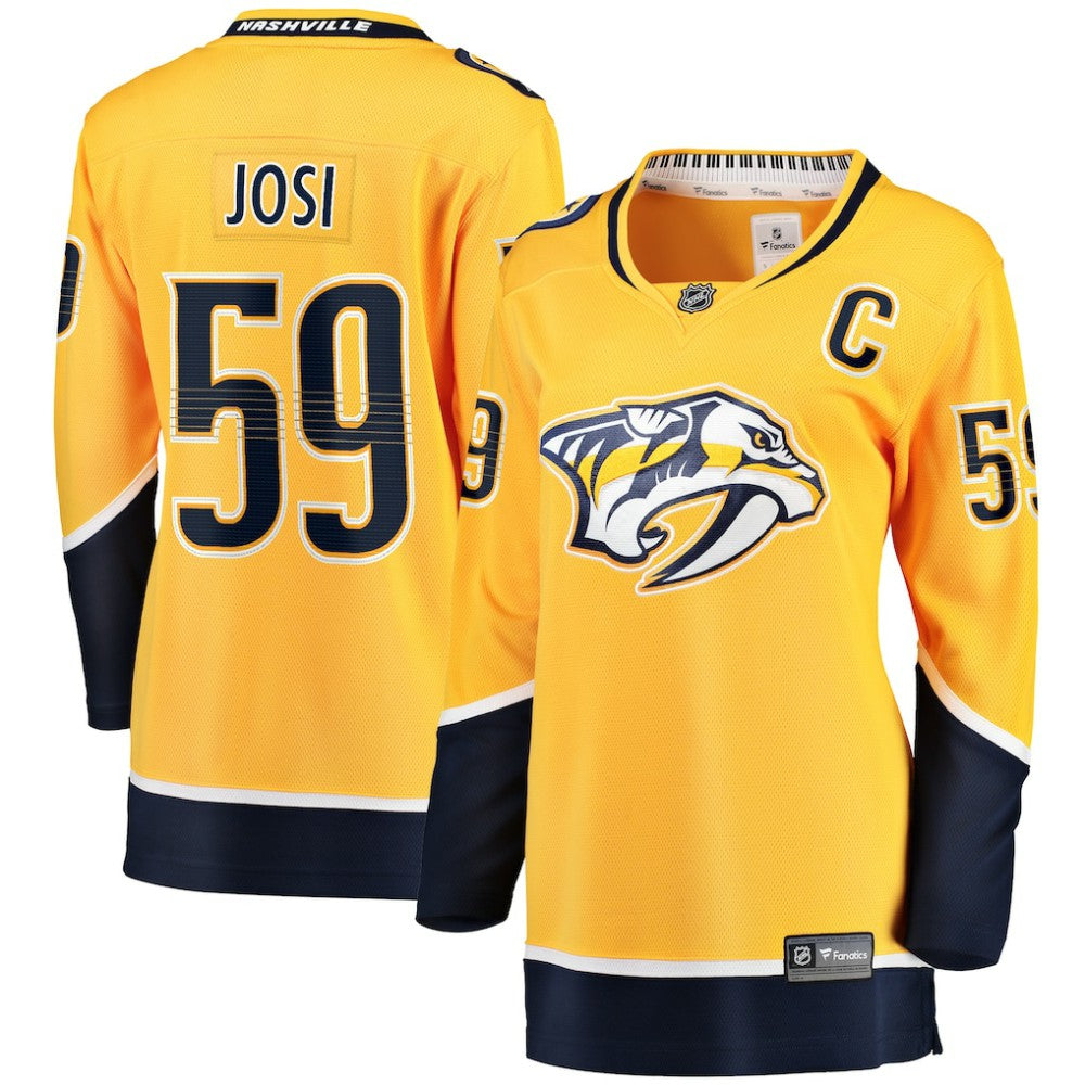 Roman Josi Nashville Predators Fanatics Women's Home Breakaway Player Jersey - NHL Jerseys