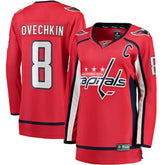 Alexander Ovechkin Washington Capitals Fanatics Women's Captain Patch Home Breakaway Player Jersey - NHL Jerseys