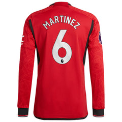 Lisandro Martínez Manchester United 2023/24 Home Long Sleeve Player Jersey