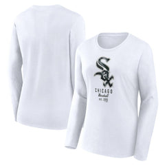 Chicago White Sox Fanatics Women's Lightweight Fitted Long Sleeve T-Shirt - MLB T-shirts