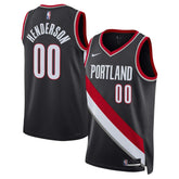 Black Scoot Henderson Portland Trail Blazers Unisex 2023 NBA Draft Swingman Jersey | NBA