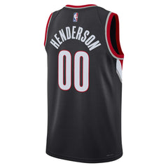 Black Scoot Henderson Portland Trail Blazers Unisex 2023 NBA Draft Swingman Jersey | NBA