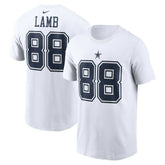 Dallas Cowboys CeeDee Lamb Player Name & Number T-Shirt | NFL Outlet
