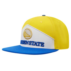 Gold/Royal Golden State Warriors Pro Standard Pinch Chevron Adjustable Hat sale | NBA