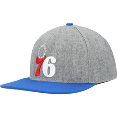 Gray/Royal Philadelphia 76ers Pro Standard Classic Logo Two-Tone Snapback Hat | NBA