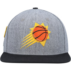 Gray/Black Phoenix Suns Pro Standard Classic Logo Two-Tone Snapback Hat | NBA